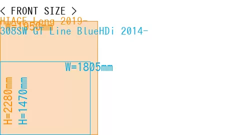 #HIACE Long 2019- + 308SW GT Line BlueHDi 2014-